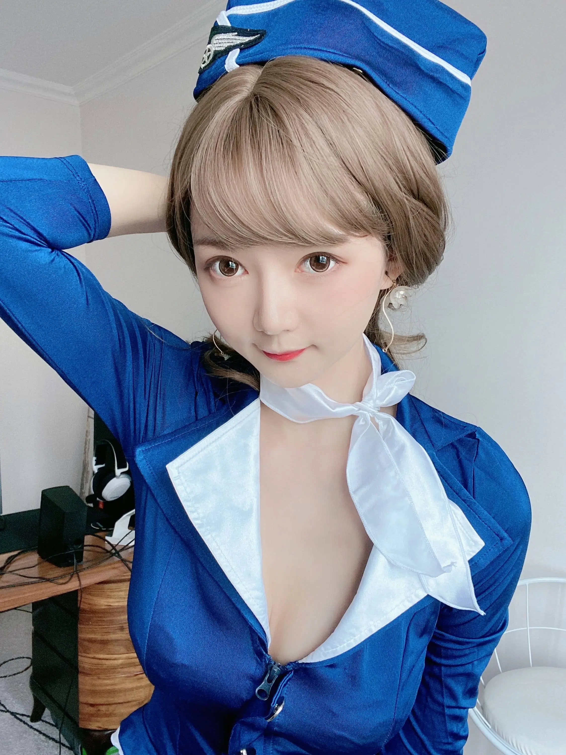 【网路收集系列】福利姬 51酱《 蓝色制服装 》VIP福利帖【37P】