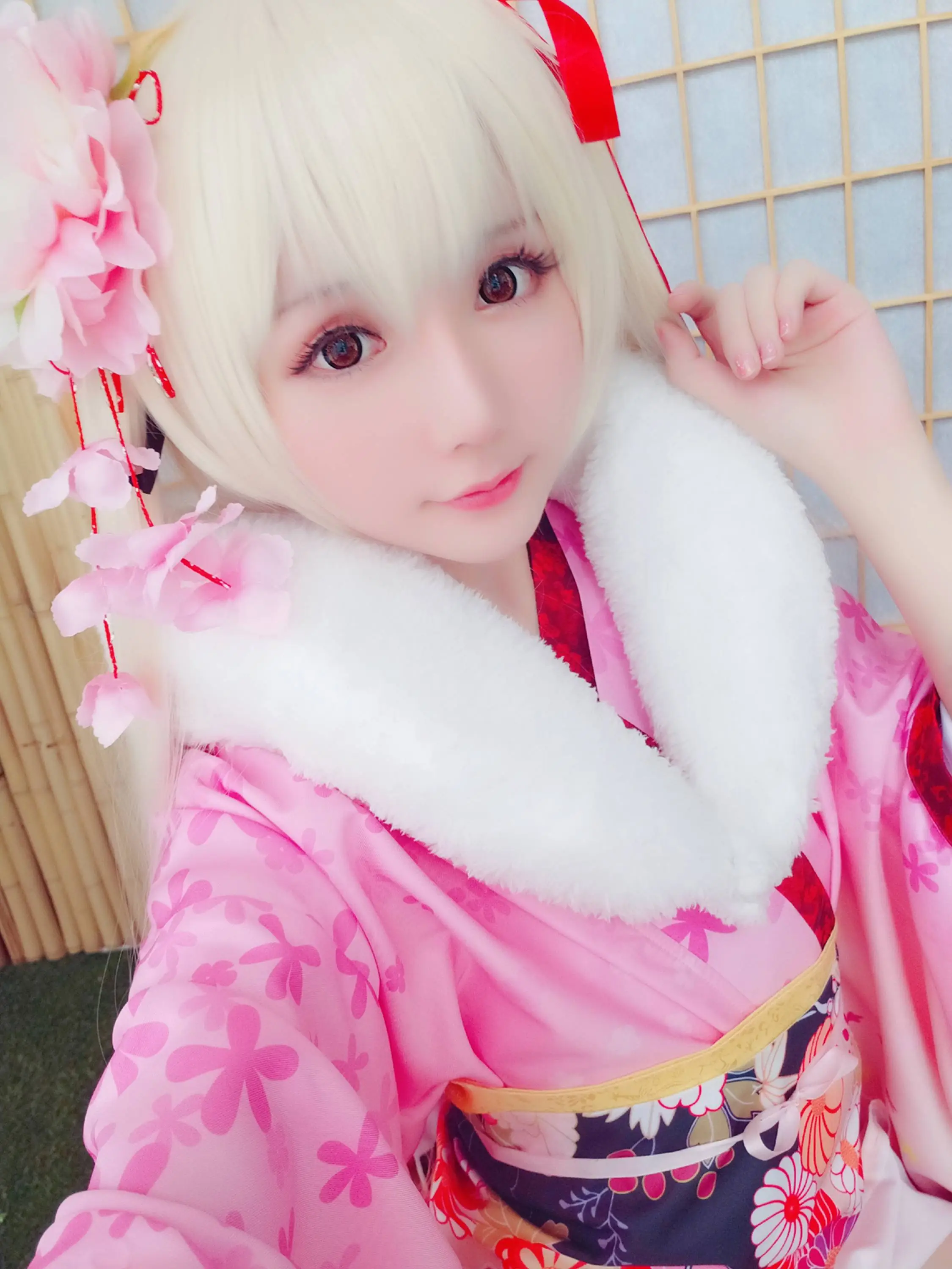 【网路收集系列】福利姬 星之迟迟《 粉红兔女郎 》VIP福利帖【57P】
